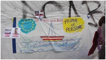 25-05-2022 Partecipazione ad una giornata di solidarietà per Mimmo Lucano 